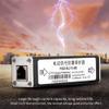 Cunyuer RJ11 Telephone Fax Protector, Lighting Thunder Arrester Device, Audio Telephone Protector Data Single Protector 110V view 3