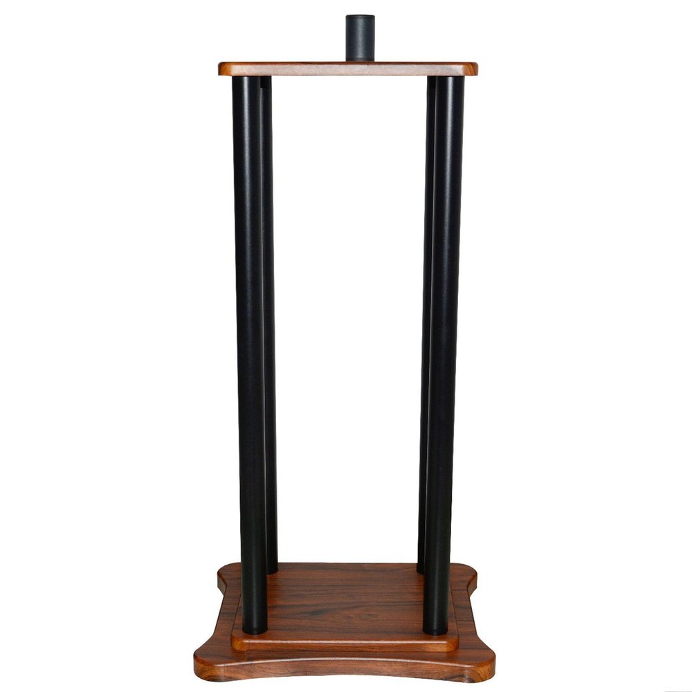 Universal Speaker Stands 1 Pair, Surround Sound Speaker Stands Bookshelf Speaker Holder, Floor Speaker Square Platform Base, Heavy Duty Studio Monitor Stands
