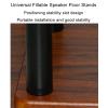 Universal Speaker Stands 1 Pair, Surround Sound Speaker Stands Bookshelf Speaker Holder, Floor Speaker Square Platform Base, Heavy Duty Studio Monitor Stands view 3