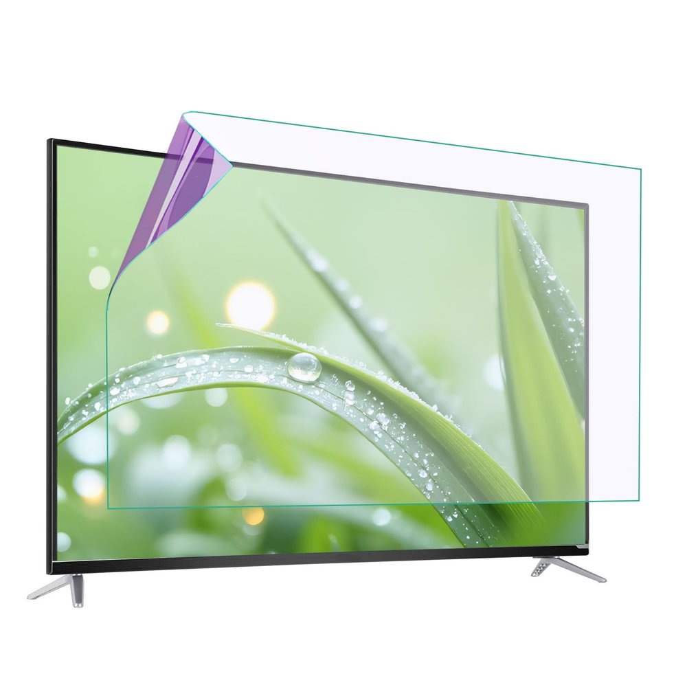 AIZYR Anti Blue Light Screen Protector Indoor Outdoor Anti Glare, Anti Scratch TV Screen Film, Matte Film Anti-Reflection Rate Up to 90%,65 in 1429 * 804mm