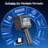 Handheld Inkjet Printer - All Metal Material, Printing Height of 1/2 inch, 4.3-inch capacitive Color Screen, Continuous Operation for 12-18hours, 2-Year Warranty (Nuoker-1270 Printer) view 4