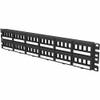 NKFPL48 Patch Flat Panel, Front Access, 48-Port and Labels, Black view 2