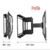 ADPVRLUQ DL-D-103ST 23"-55" 50" VESA 400X400 50kg Full Motion 6 Arms Adjustable Arm TV Stand LCD Wall Mount LED Stand Swivel view 3