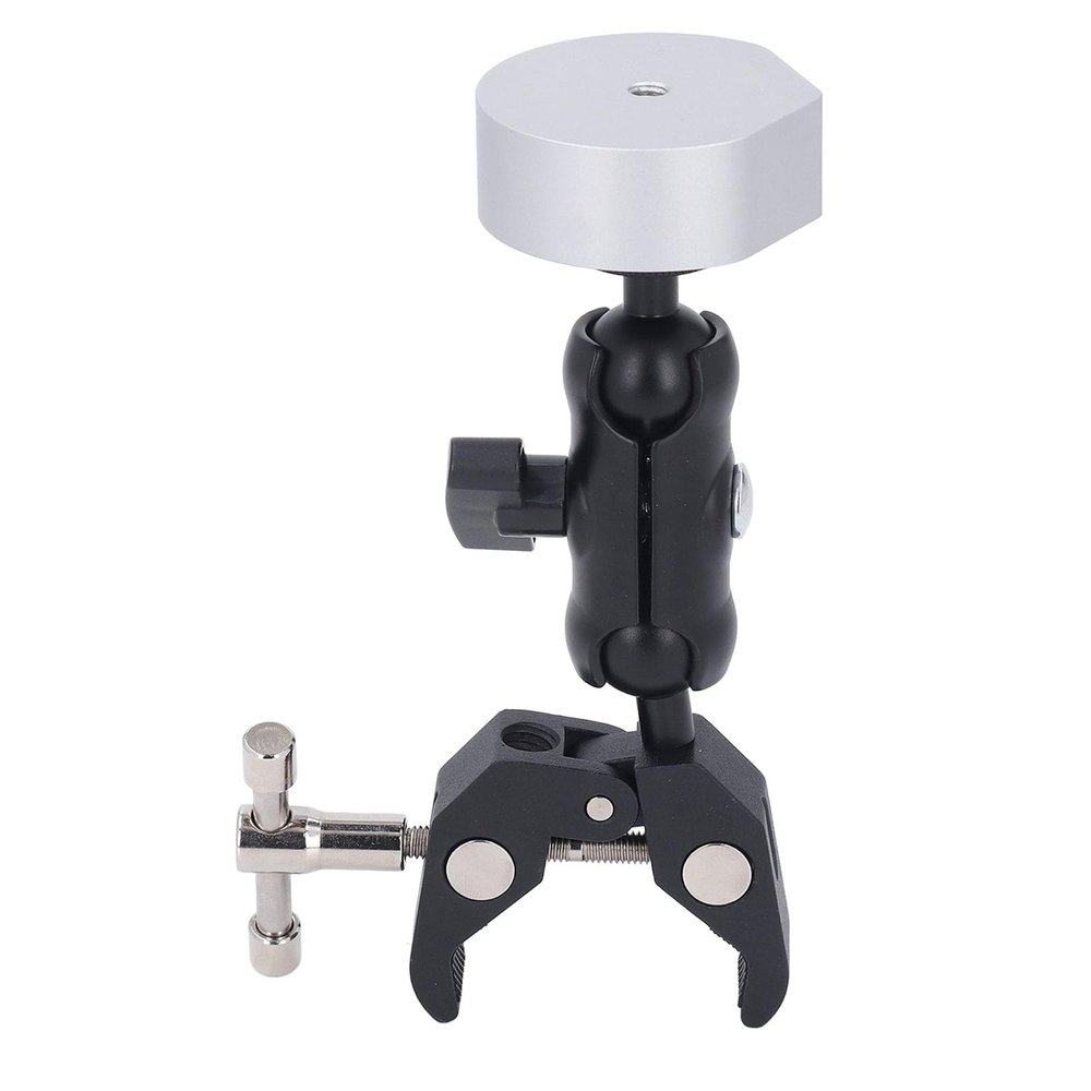 Mini Mount, Aluminum Alloy Mini Adjustable Clamp Mount with Ball Head, Mini Clamp, Mini Accessories for RV, Yacht, Guardrail, Campers, Ladder