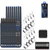 Motorola Solutions Talkabout T802 Portable FRS Two Way Radio 8 Pack Walkie Talkies Blue/Black 22 Channels with 8 PTT Surveillance Earpieces view 1