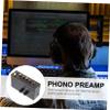 HOMSFOU Turntable Preamplifier Line Level Output Stereo Phono Amp for Record Player Us Plug High Fidelity Sound view 3
