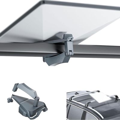 Fabater Mini Mount, Roof Rack Mount, Aluminum Alloy, Gray, 2 Count, 16x16x4 cm