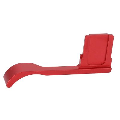 aqxreight Hot Shoe Thumb Up Rest Hand Grip for A7CR A7CRII Camera Aluminum Alloy Ergonomic Design Black (Red)