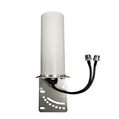 AntennaGear M19B 2-Lead MIMO 2 x Cellular 4G LTE CBRS 5G NR L-Bracket Mount Antenna (Antenna Only - 2 x 1ft - N Female)