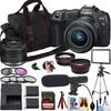 Canon EOS R8 Mirrorless Camera w/24-50mm Lens + Sandisk 128GB Memory Card + Camera Case + More (18pc Bundle) (Renewed) view 1