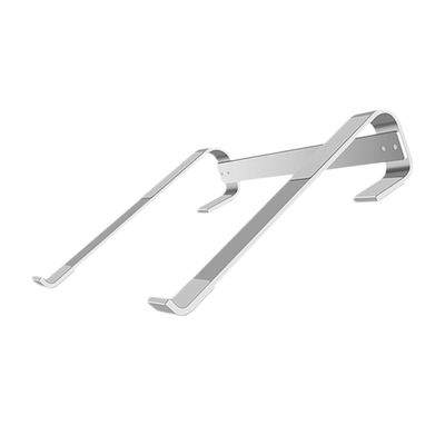 1pc Portable Laptop Stand Desktop Holder Points for Enhanced Stability Ergonomic Design for Comfortable Viewing Silver