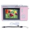1080P Digital Camera, 8X Zoom Video Camcorder with 2.4 Inch HD Flip Screen, 48MP Portable Versatile Travel Video Camera with Fill Light for Photography (Roseate) view 2