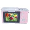 1080P Digital Camera, 8X Zoom Video Camcorder with 2.4 Inch HD Flip Screen, 48MP Portable Versatile Travel Video Camera with Fill Light for Photography (Roseate) view 3