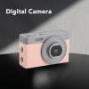 1080P Digital Camera, 16X Zoom Miniature Camera with 0.96 Inch HD Screen, Portable Compact Travel Camera Video Recorder Support 128GB for Photography Vlog (Roseate) view 3
