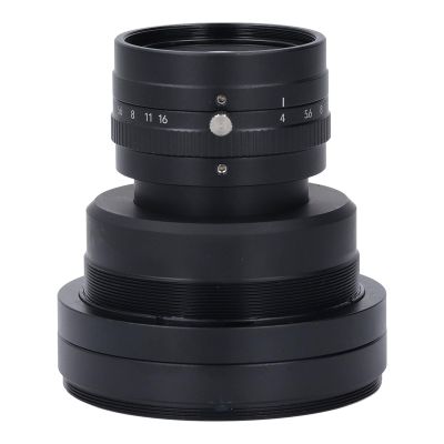 Line Scan Camera Lens, 16K High Resolution 60mm Focal Length with F4 Manual Aperture, Aluminum Alloy for Industrial Applications, Mount, Backed by CMOS Sensor