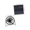 COOPHYA 1set Solar Charging Fan Kit for Pets Black Solar Panel Cooling Fan for Pet Stores and Energy Efficient Design Provides Steady view 2