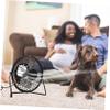 COOPHYA 1set Solar Charging Fan Kit for Pets Black Solar Panel Cooling Fan for Pet Stores and Energy Efficient Design Provides Steady view 3