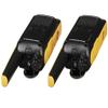 Motorola Solutions Portable FRS Talkabout T470 Two Way Radio Rechargeable 4-Pack Walkie Talkies Black/Yellow 22 Channels with 4 Surveillance PTT Earpieces view 3