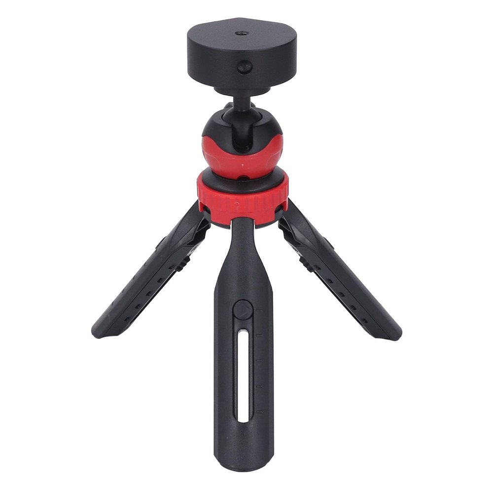 Mini Tripod, Adjustable Height Mini Portable Tripod Mount Stand with Adapter and Grounding Pins Outdoor Portable Mounting Kit for Camping RV Travel