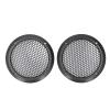 2Pcs Round Speaker Covers, 3.8inch Metal Mesh Round Speaker Grill Cover Decorative Speaker Grill Protector Car Subwoofer Speaker Grill Cover Guard (Black) view 1