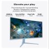 Pixio PXC248 Wave Blue 24 inch 200Hz Refresh Rate FHD 1080p Resolution 1500R Curve Fast VA Panel 1ms GTG Response Time Adaptive Sync HDR Curved Gaming Monitor view 2