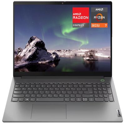 Lenovo ThinkBook 15 Gen 4 15.6" FHD AMD Ryzen 7 5825U, Business Laptop, with Office Lifetime License & Win11 Pro, Wi-Fi 6, Fingerprint, SD Card Reader, 24GB RAM, 2TB SSD, Mineral Grey, W/GaLiMu