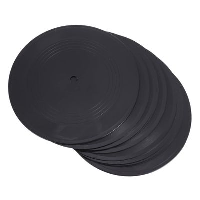 10pcs Black Vinyl Record Wall Art Creative and Chic Interior Decorations for Independent Aesthetics