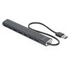 7-in-1 USB Hub, Portable USB 3.0 Hub High Speed Splitter Portable Network Adapter 5GB view 1