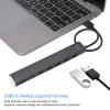 7-in-1 USB Hub, Portable USB 3.0 Hub High Speed Splitter Portable Network Adapter 5GB view 3