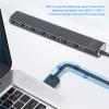 7-in-1 USB Hub, Portable USB 3.0 Hub High Speed Splitter Portable Network Adapter 5GB view 4