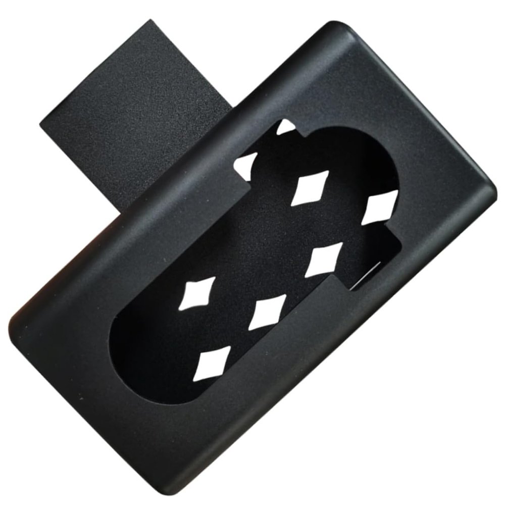 Gadpiparty Daily Use Holder Doorbell Mount Wear-resistant Rack No Drilling Doorbell Holder Home Decor Steel Plastic