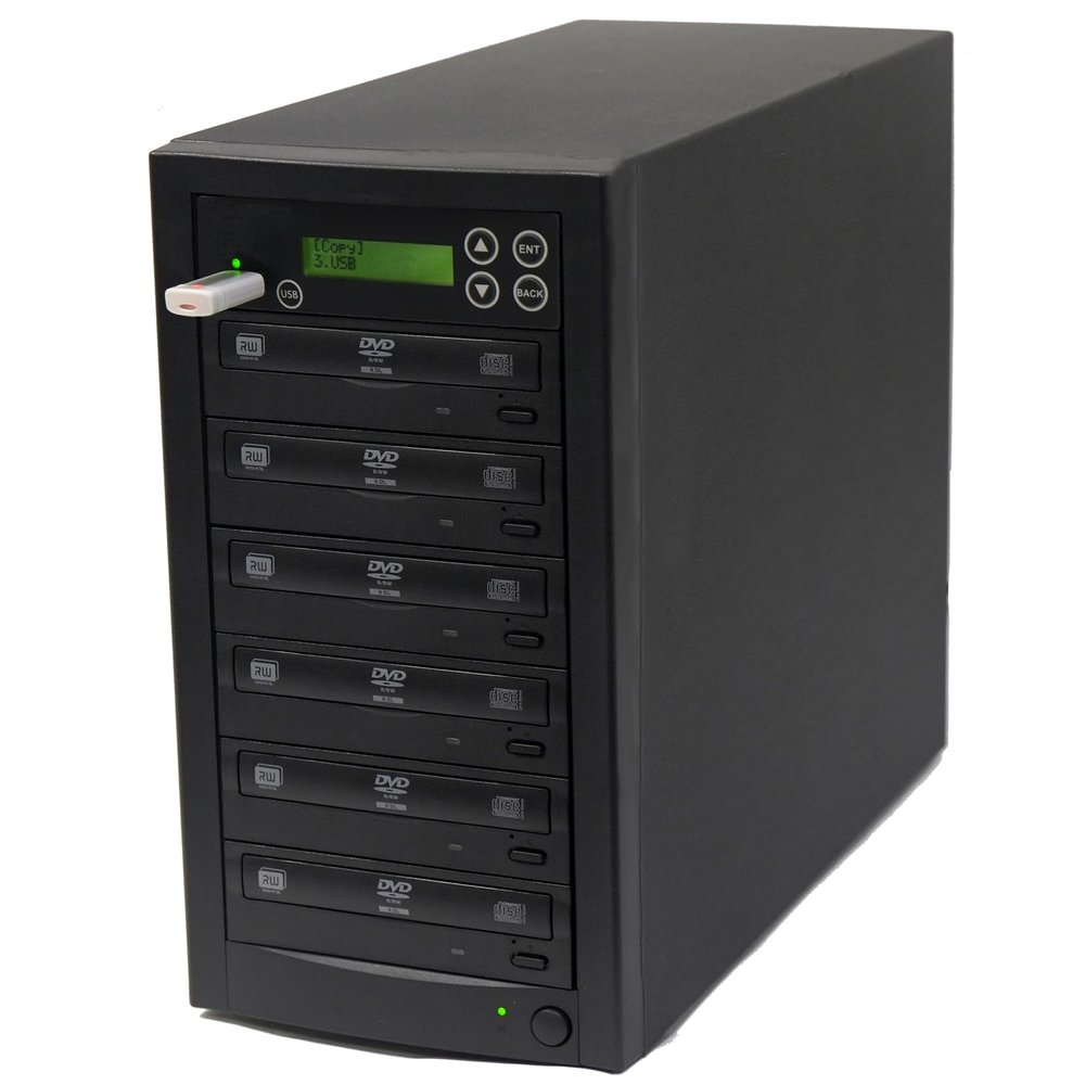 EZ DUPE 1 to 5 Media Maven Duplicator - USB to DVD Disc Copier D905-SSP