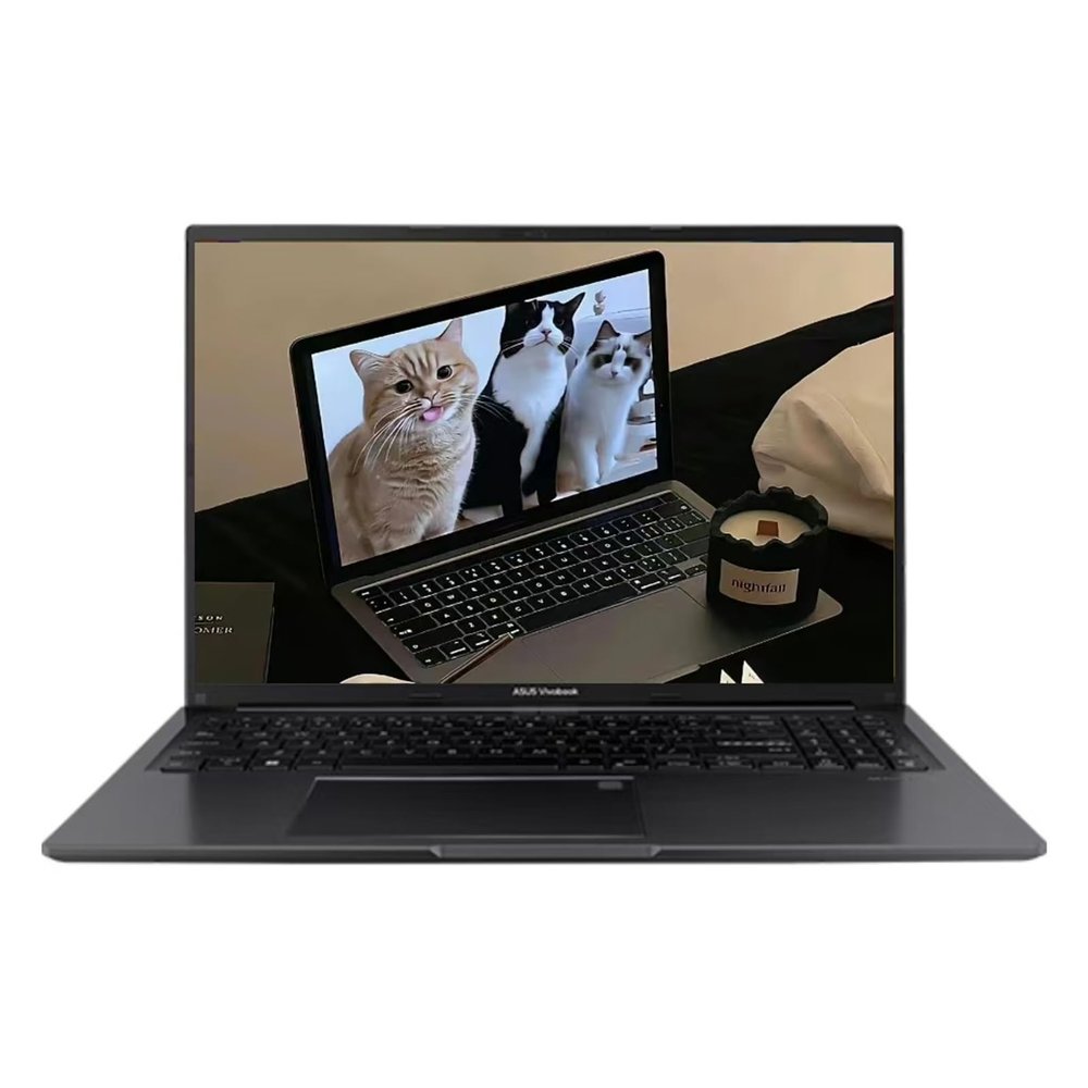 ASUS Vivobook 16" WUXGA IPS Notebook, Intel i7-1355U, Deca-Core, 16GB RAM, 2TB PCIe SSD, Indie Black, Intel Iris Xe Graphics, Windows 11 Home, TWE Mouse Pad