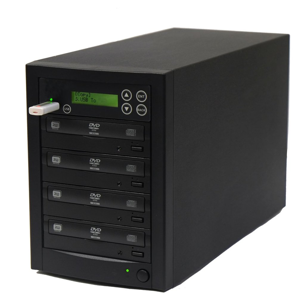 EZ DUPE 1 to 3 Media Maven Duplicator - USB to DVD Disc Copier D901-SSP