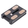 50MM Quick Release Plate with 1/4in Screw for Arca Type Tripod Mount view 2