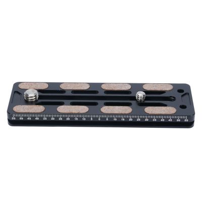 110MM Quick Release Plate Aluminum Tripod Mount with 1/4 3/ Screws for DSLR