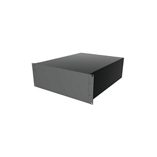 RM4U1922SBK, Enclosure; Rack Mount/Desktop; Extruded Alum; 4U; 19in; Solid; Black; 7x16.6x22