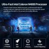 BINTEC 10.1 inch Ultra-Thin Portable Mini Laptop,Celeron N4000 Processor (up to 2.8Ghz), 8GB RAM DDR4,Weight only About 0.8Kg,Built-in Webcam, WiFi, Easy to Carry (Gray, 8G+256GB SSD) view 2