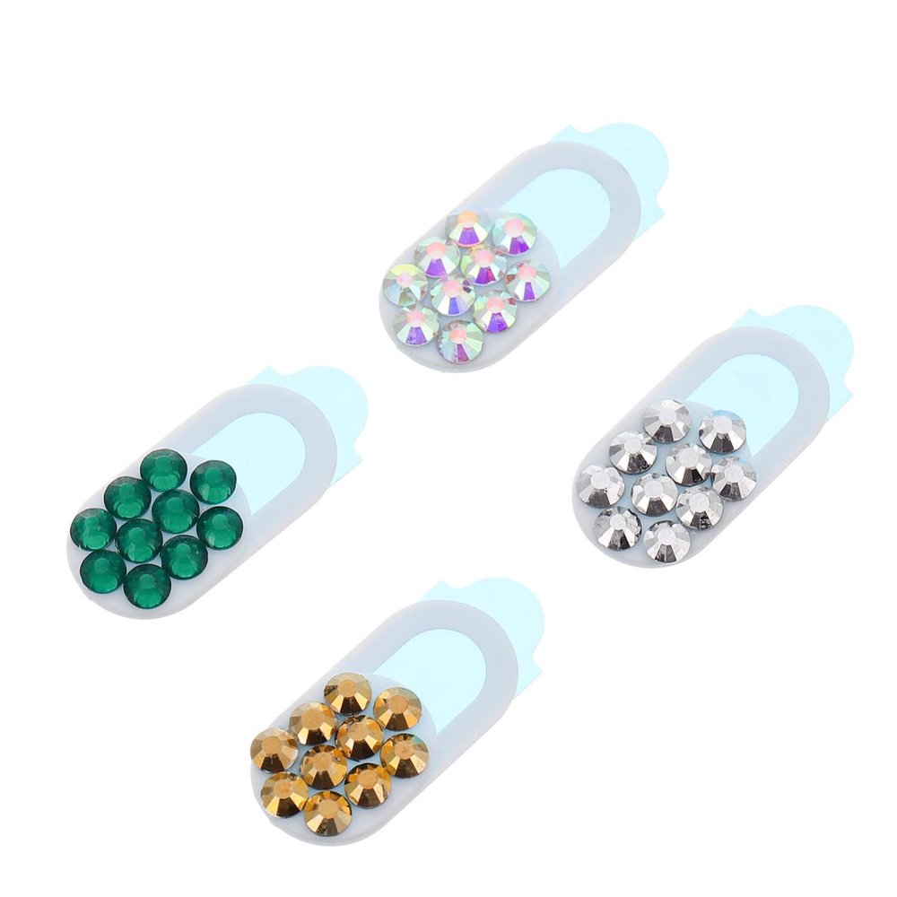 OSALADI 4pcs Rhinestone Privacy Webcam Cover Slide for Laptops Tablets Smartphones Easy to Install Colorful Crystal Designs for Data Protection Personal Privacy
