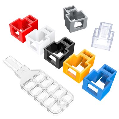 7PCS RJ45 Network Port Security Lock with 1 Key,Removable Ethernet Cable Lock, Provide Physical Protection for Laptops, Computers and RJ45 Network Devices (1PCS Per Color)