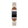Gheper Band Compatible with Fitbit Charge 2 /Charge 2HR Woven Nylon & Genuine Leather Replacement Bands Quick Release Strap view 3