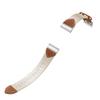 Gheper Band Compatible with Fitbit Charge 2 /Charge 2HR Woven Nylon & Genuine Leather Replacement Bands Quick Release Strap view 4