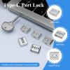 35 PCS USB Type C Anti-Theft Security Lock with 3 Anti-Break Metal Key Physical Containment,Universal Compatibility for All Type-C Devices, Enhanced Data Protection view 2