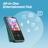 AGPTEK 64GB MP3 Player with Clip, 1.8 inch Bluetooth 5.3 Music Player with FM Radio, Voice Recorder for Sport Running, Supports up to 128GB Memory Card, Model: M2, Blue view 3