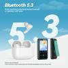 AGPTEK 64GB MP3 Player with Clip, 1.8 inch Bluetooth 5.3 Music Player with FM Radio, Voice Recorder for Sport Running, Supports up to 128GB Memory Card, Model: M2, Blue view 4
