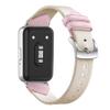Gheper Band Compatible with Samsung Galaxy Fit3[2024] SM-R390 Woven Nylon & Genuine Leather Replacement Bands Quick Release Strap view 2