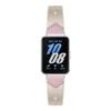 Gheper Band Compatible with Samsung Galaxy Fit3[2024] SM-R390 Woven Nylon & Genuine Leather Replacement Bands Quick Release Strap view 3