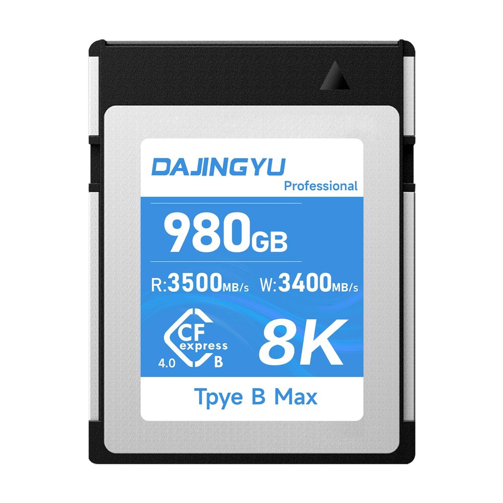 980GB CFexpress 4.0 Type B Memory Card 3500MB/s Read/3400MB/s Write 8K/4K RAW Video Support Compatible with Nikon Z9/Z8 & Canon R5/R3 Cameras Shockproof & Weatherproof Professional Video & Photo