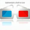 TARANDUS 3D Glasses for Movies Red/Cyan Cardboard 3D Glasses in White Frame Anaglyph Cardboard for Movies - Folded in Protective Sleeve (50Packs) view 3