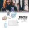 Accessories Kit for Mini 12 Instant Camera Case + Photo Album + Frames + Boarding Pass Shell + DIY Sticker, Square Plaid Embroidery Thread (Blue) view 4